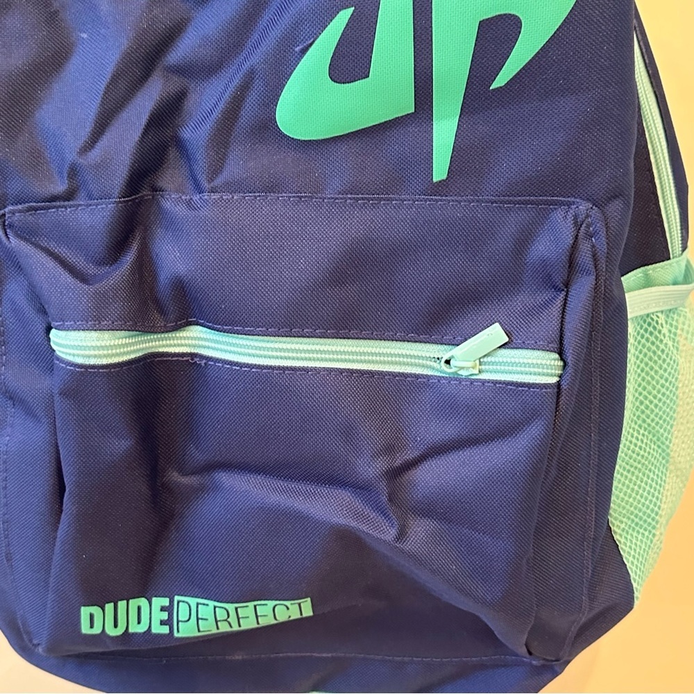 Dude Perfect Navy and Teal Backpack - Picture 2 of 5